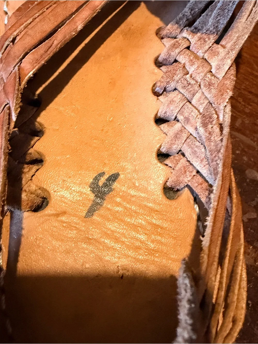Handmade Mexican Leather Huaraches Woven Sandals